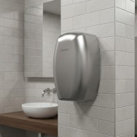 GW01 40 04 01 Falcon Сушарка для рук, нержавіюча сталь брашована 1,5мм, (1 сорт) GENWEC фото 3