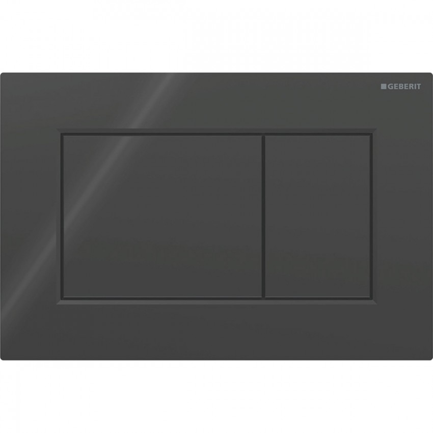 115.660.DW.1 Sigma01 square Клавіша змиву, подвійний змив, чорний глянець (1 сорт) GEBERIT фото 3