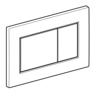 115.660.11.1 Sigma01 square Клавіша змиву, подвійний змив, білий глянець (1 сорт) GEBERIT