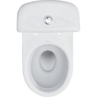 Компакт 901 MERIDA 031 3/6 TS PP METAL HINGES UA з поліпропіленовим сидінням з мет.кріпл., косий випуск, нижній підвід води, білий глянець ( CCKZ1016600001 ) (1 сорт) MITO фото 1