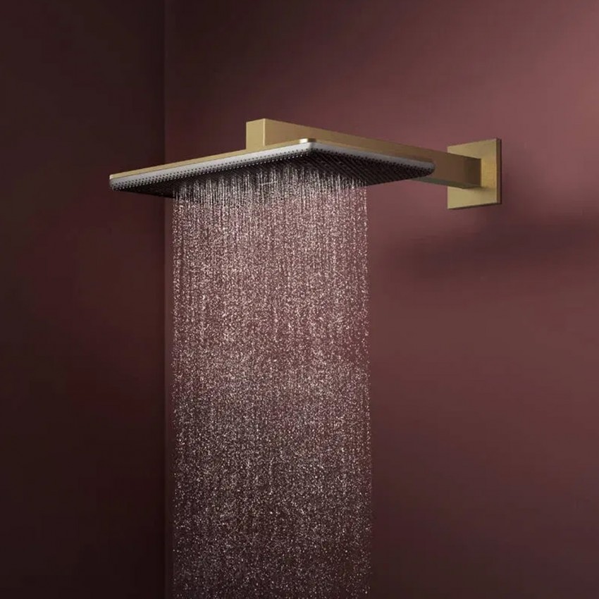 24530140 HG Raindance Alive Q Верхній душ 210/340 1jet, brushed bronze (1 сорт) HANSGROHE фото 2