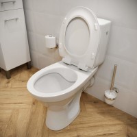 Компакт 906 CERSANIA SIMPLEON 011 3/6 TS DELFI/MODUO DUR SC EO UA з дюропластовим сидінням із плавним закриванням і ф-єю простого зняття, білий глянець ( CCKZ1016650001/ K119-085 ) (1 сорт) MITO фото 3