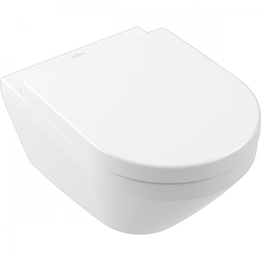 4694CL01 Omnia Architectura унітаз підвісний з кришкою 98M9C101 Soft-close, TwistFlush, білий (1 сорт) VILLEROY  BOCH