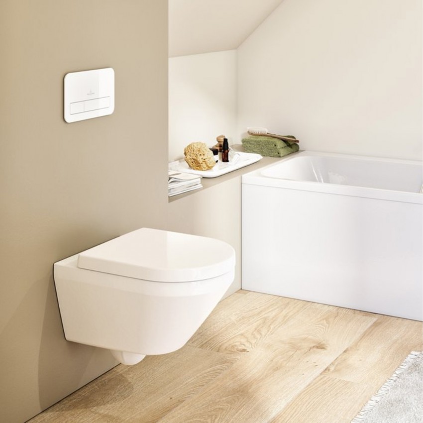 4694CL01 Omnia Architectura унітаз підвісний з кришкою 98M9C101 Soft-close, TwistFlush, білий (1 сорт) VILLEROY  BOCH фото 2