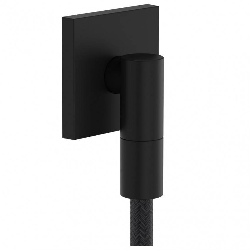 28883670 HG FixFit Fine E Шлангове підключення, чорний матовий (1 сорт) HANSGROHE