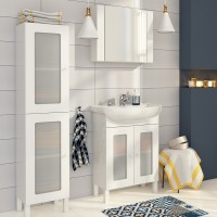 Умивальник меблевий ARTECO 50 ONE HOLE з отвором для змішувача, з переливом, білий глянець (картон)  ( CCWS1009770001 ) (1 сорт) MITO фото 4