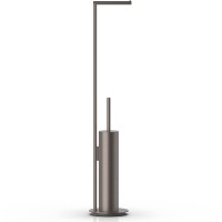 0522359 MK SBK Стійка щітка для унітазу з рушникотримачем, Dark Metal matt PVD (1 сорт) DECOR WALTHER