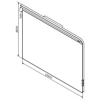 M50AMOX1001SA  INSPIRE V2.0, Дзеркало настінне з LED-підсвічуванням і системою антизапотівання, 100 см (1 сорт) AM.PM фото 1