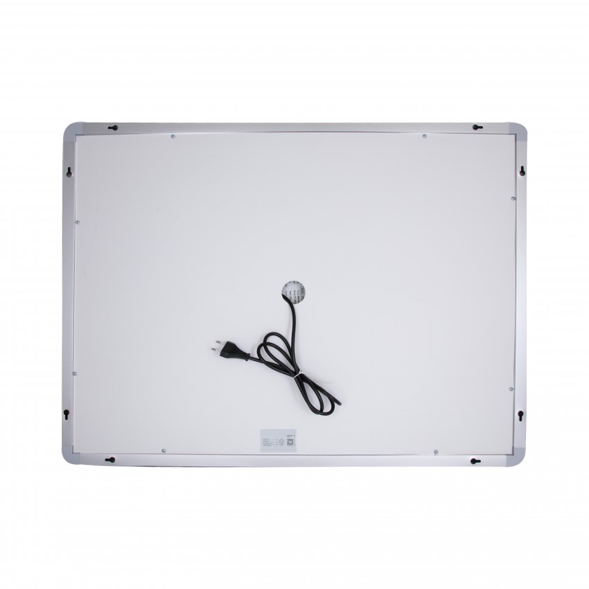 Дзеркало настінне Mideya (MI1) 800х600 мм, прямокутне з LED-підсвіткою Touch, антизапотіванням, димером, рег. яскравості Qtap QTAP фото 4