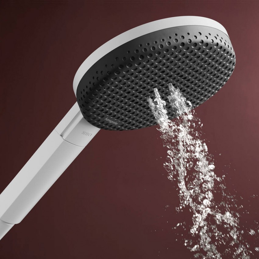 24511700 HG Raindance Alive Select S Ручний душ 125 3jet EcoSmart, білий матовий (1 сорт) HANSGROHE