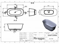 Ванна SANTORINI MIRASOFT Miraggio MIRAGGIO фото 3