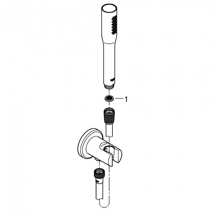 26404000 Euphoria Cosmopolitan Душовий набір (1 сорт) GROHE фото 2