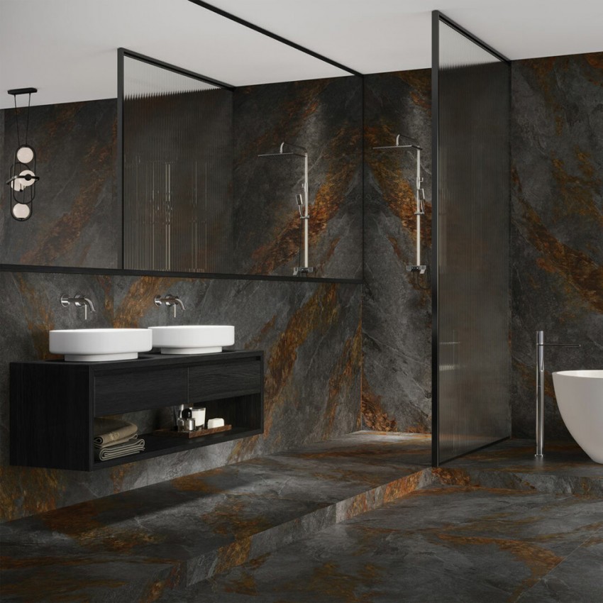 GRES AURIC GRAPHITE RECT (1 сорт) CERRAD фото 3