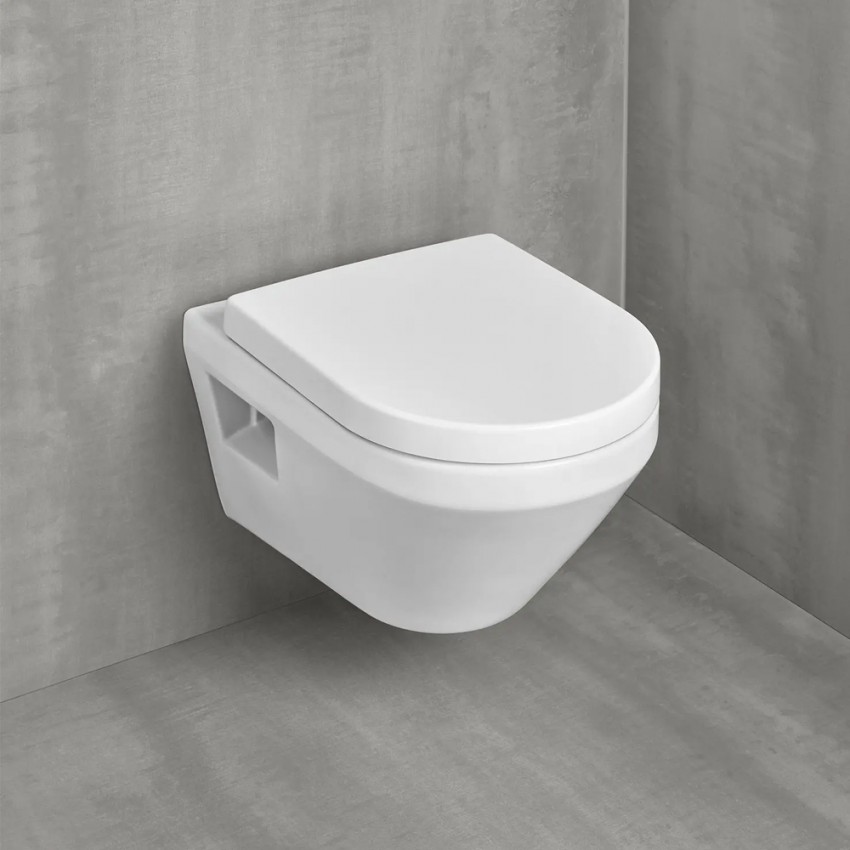 5684CL01 OMNIA ARCHITECTURA Унітаз підвісний + Кришка, турбозмив twistflush, білий (1 сорт) VILLEROY  BOCH