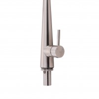 Змішувач для кухні Evicka, Brushed Nickel PVD (k35) з висувним виливом QTEVI91103UN Qtap QTAP фото 3