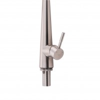 Змішувач для кухні Evicka, Brushed Nickel PVD (k35) з висувним виливом QTEVI91103UN Qtap QTAP фото 4