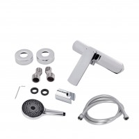Змішувач для душу Slavonice, Chrome (k35) з душовим гарнітуром QTSLV4042103C Qtap QTAP фото 4