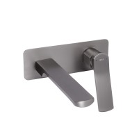 Змішувач для раковини прихованого монтажу Slavonice, Gunmetal Black PVD (k35) QTSLA273GMB45920 Qtap QTAP