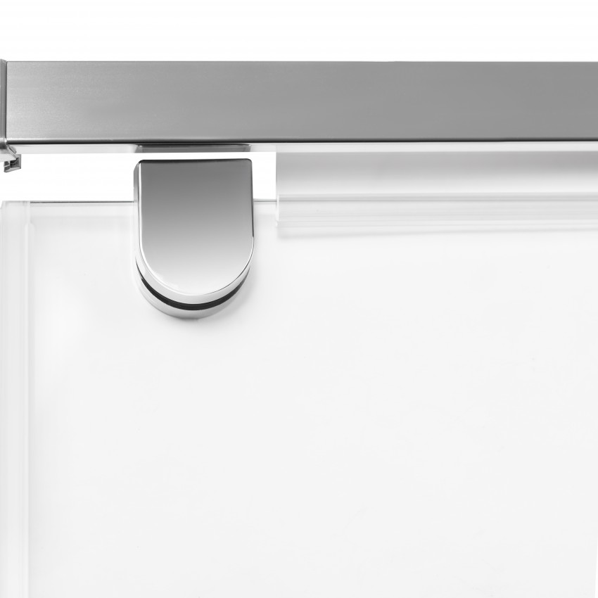 Душова кабіна Scorpio CRM10115-AC6, 100х100 см, п'ятикутна, скло 6 мм Clear, CalcLess, розпашна, без піддону Qtap QTAP фото 3