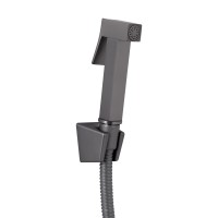 Змішувач для раковини Gemini, Gunmetal Black PVD (k35) з гігієнічним душем QTGEM272GMB45692 Qtap QTAP фото 3
