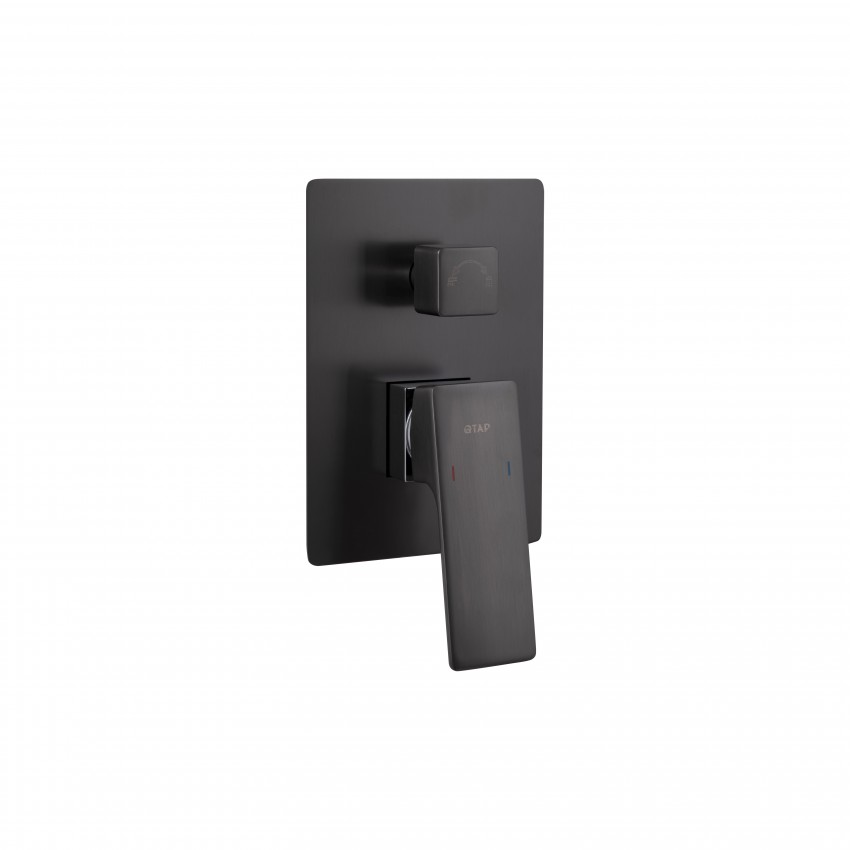 Душова система універсальна Gemini, Gunmetal Black PVD (k35) прихованого монтажу на три споживача QTGEM114GMB45704 Qtap QTAP фото 2