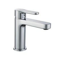 Змішувач латунний для раковини низький Astra 001F, Chrome (k35) LDAST001FCRM48085 Lidz