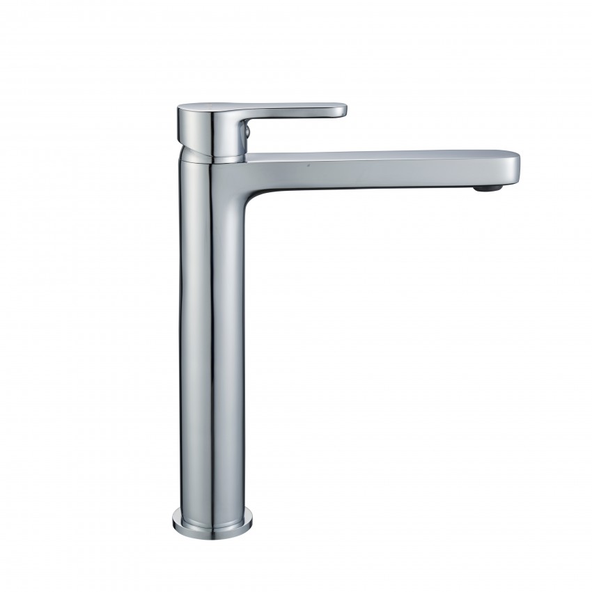 Змішувач латунний для раковини високий Astra 001FH, Chrome (k35) LDAST001FHCRM48090 Lidz LIDZ фото 3