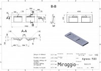 Умивальник AGNESS 1500 Miraggio MIRAGGIO фото 3
