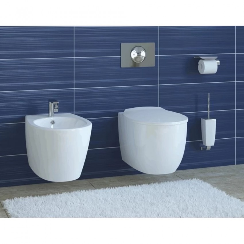 3013155 ACQUA Кришка д/унітазу 3020155, soft-close, quickfix (1 сорт) DEVIT фото 1