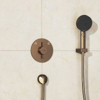 75418140 HG DuoTurn S Зовнішня частина змішувача для душу на 2 споживачі, brushed bronze HANSGROHE фото 4