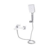 Змішувач для ванни Presto (з душовим гарнітуром) QTPRE259CRW45579 Chrome/White Qtap QTAP фото 2