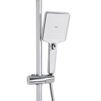 Душова система універсальна Presto на три споживача (з виливом) QTPRE111CRW45580 Chrome/White Qtap QTAP фото 4