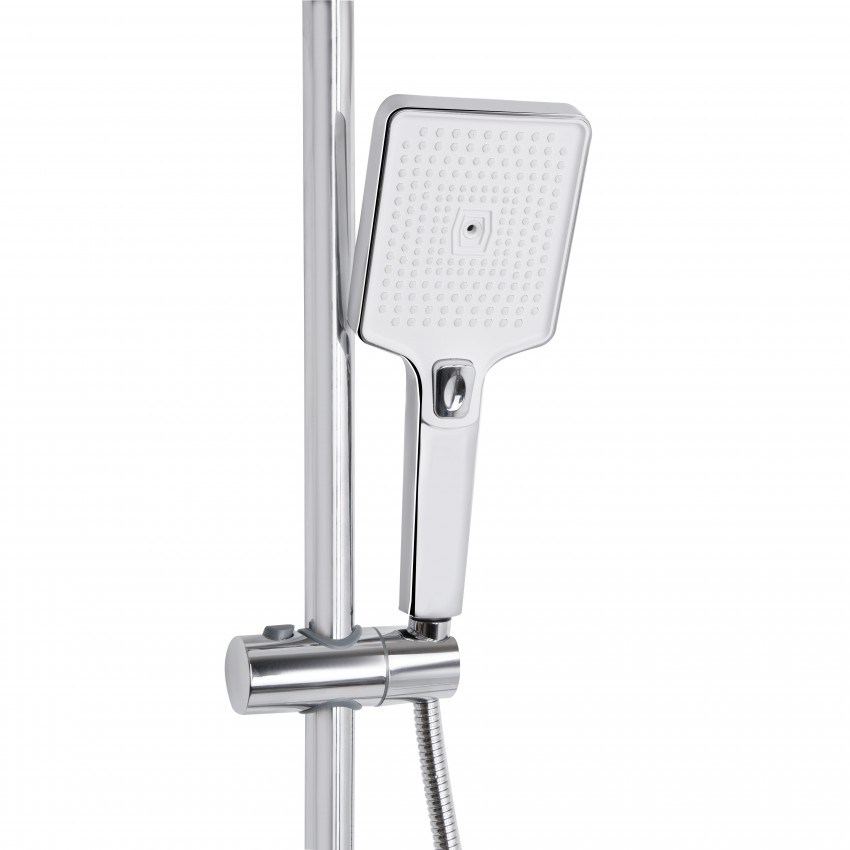 Душова система універсальна Presto на три споживача (з виливом) QTPRE111CRW45580 Chrome/White Qtap QTAP фото 4