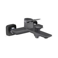 Змішувач для ванни Presto (з душовим гарнітуром) QTPRE259GRP45584 Graphite Qtap