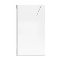 Стіна Walk-In Standard CRM2011.C8, 110x200 см, скло 8 мм Clear, CalcLess, нерухома Qtap QTAP