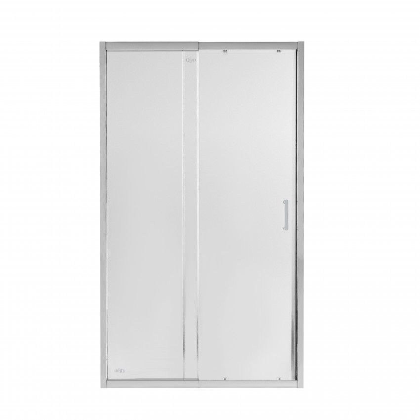 Двері в нішу Taurus CRM2012-13.C6 скло 6 мм Clear, CalcLess рег. профіль 120-130х200 см, розсувні Qtap QTAP
