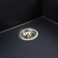 5050 GALAX  Кухонна мийка гранітна 500*500, карбон (1 сорт) Valeso фото 4