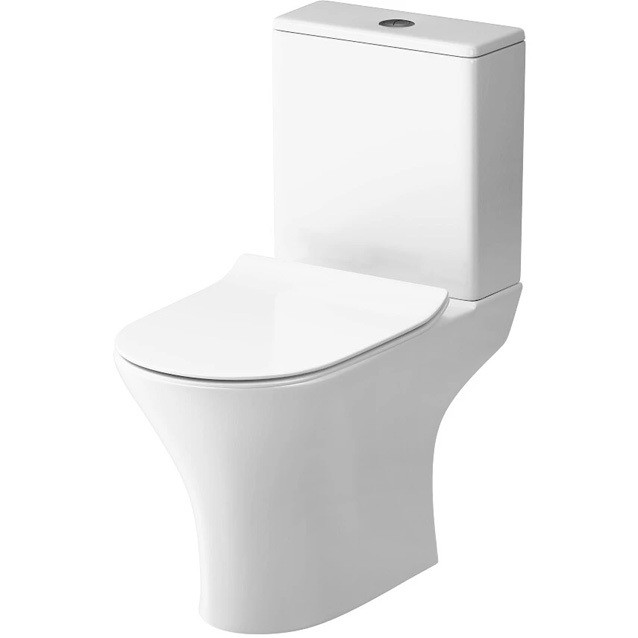 CNA8600SC Flash  Унітаз-Компакт кришка мікроліфт, білий (1 сорт) AM.PM фото 1