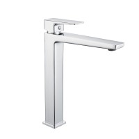 Змішувач латунний для раковини високий Orion 001FH, Chrome (k25) LDORI001FHCRM48096 Lidz LIDZ