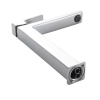 Змішувач латунний для раковини високий Orion 001FH, Chrome (k25) LDORI001FHCRM48096 Lidz LIDZ фото 3