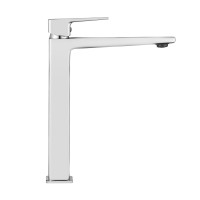 Змішувач латунний для раковини високий Orion 001FH, Chrome (k25) LDORI001FHCRM48096 Lidz LIDZ фото 2