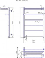 INOX Готель 770х530/500 MARIO фото 3