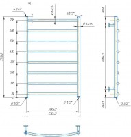 INOX Класік  770х530/500 MARIO фото 3