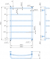 INOX Люкс HP  770х530/500 MARIO фото 3