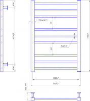 INOX Преміум Класік 770х540/500 MARIO фото 3