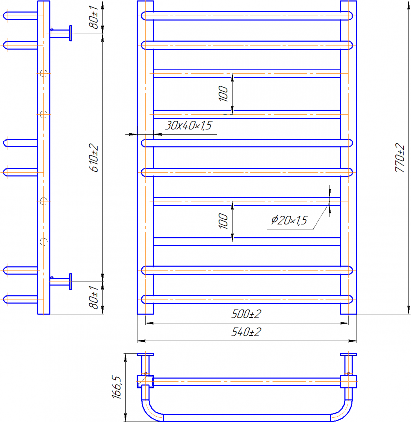 INOX Преміум Люкс 770х540/500 MARIO фото 3