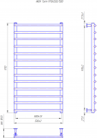 INOX Турин  970х530/500 MARIO фото 3