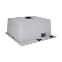 Мийка для кухні інтегрована Handmade H5050HB Decor Black PVD Honeycomb 2,5/0,5 мм LDH5050BDECPVD48369 Lidz LIDZ фото 4