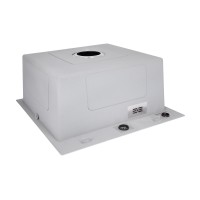 Мийка для кухні інтегрована Handmade H5050H Decor Honeycomb 2,5/0,5 мм LDH5050DEC48365 Lidz LIDZ фото 4