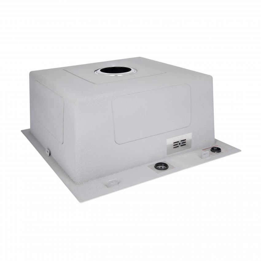 Мийка для кухні інтегрована Handmade H5050H Decor Honeycomb 2,5/0,5 мм LDH5050DEC48365 Lidz LIDZ фото 4